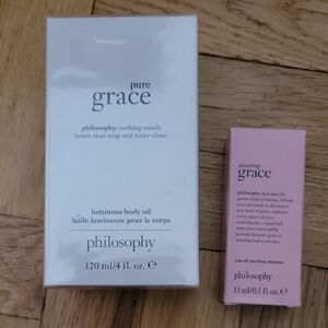 BUNDLE/AMAZING GRACE/LUMINOUS BODY OIL/EAU DE PARFUM INTENSE